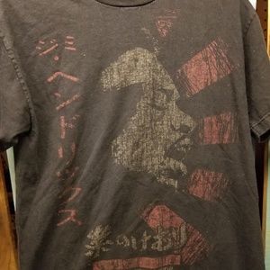 Vintage Jimi Hendrix Asian print tee shirt